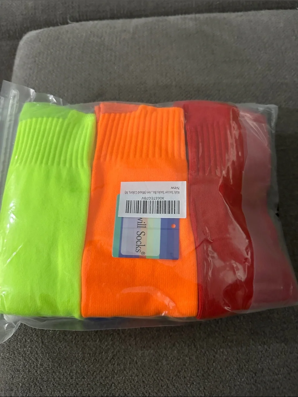 Soccer socks for girls or boys unisex New and package